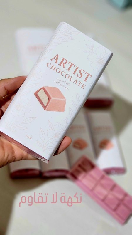 لوح شكولاته بحشوة التشيز كيك